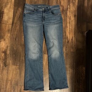 American Eagle Outfitters Women's kick boot Blue Jeans